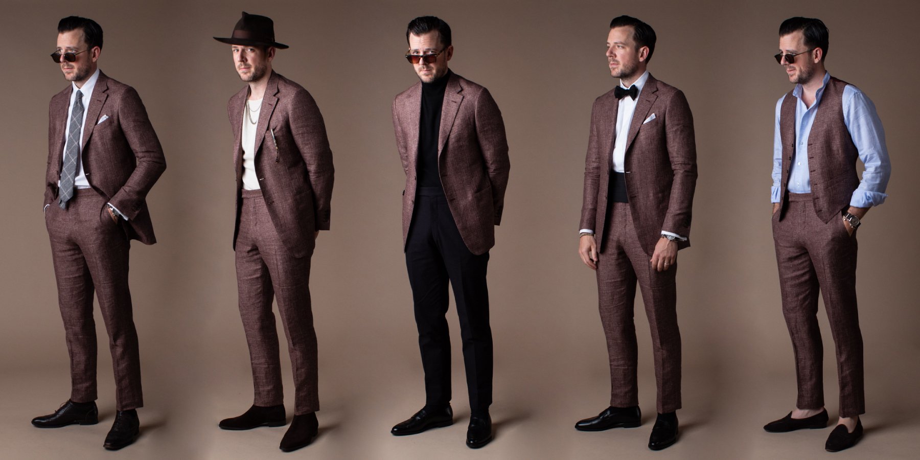 1 Piece/10 Ways: Wool & Linen Suit