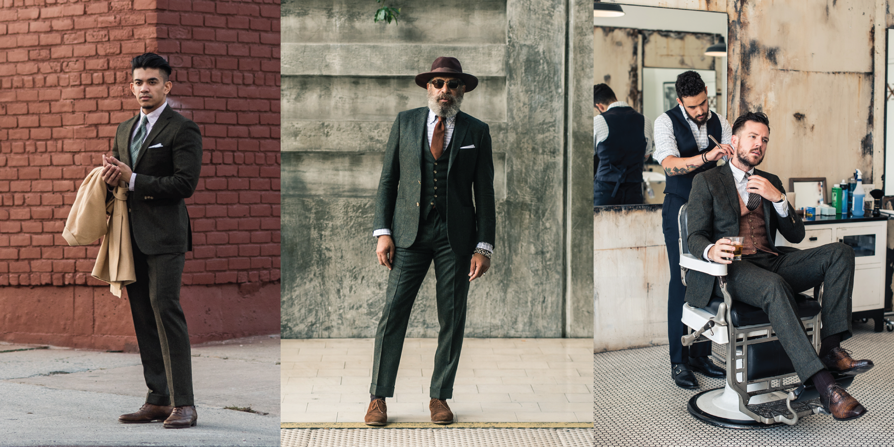 1 Piece/3 Ways: Forest Tweed Suit