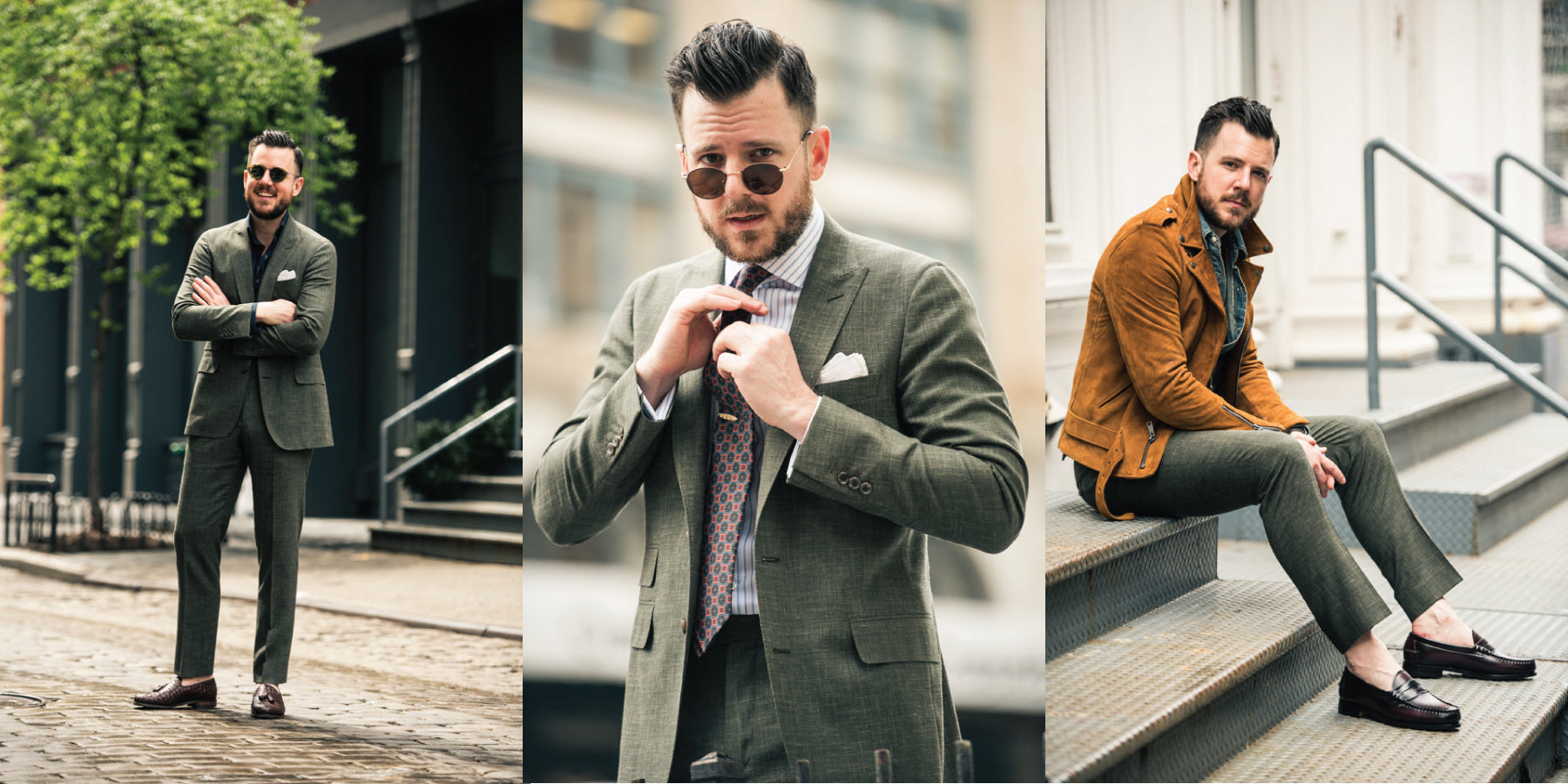 1 Piece/3 Ways: Forest Wool & Linen Suit