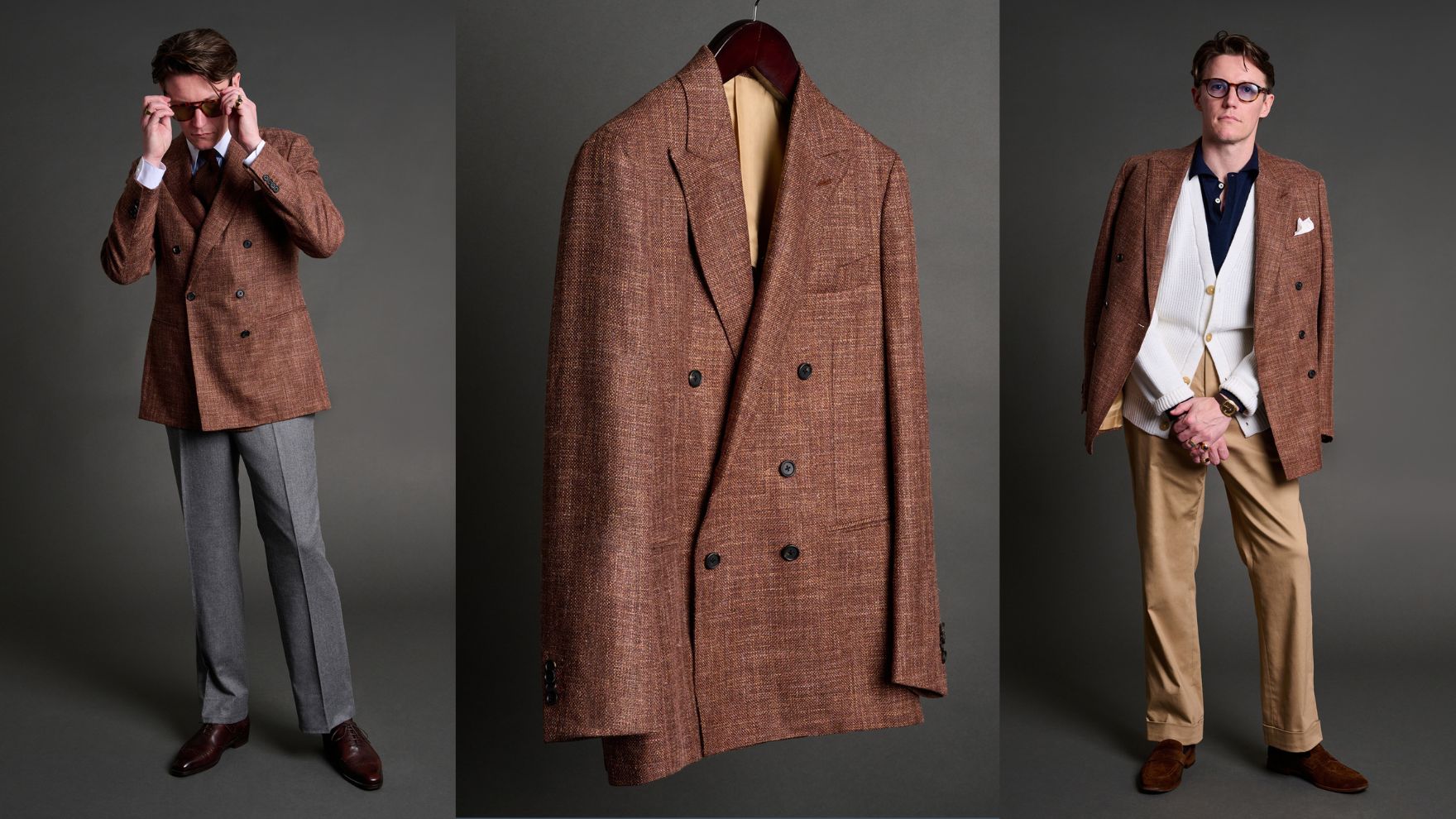 A Core Sportcoat for Your Wardrobe: The Double-Breasted Hopsack Jacket