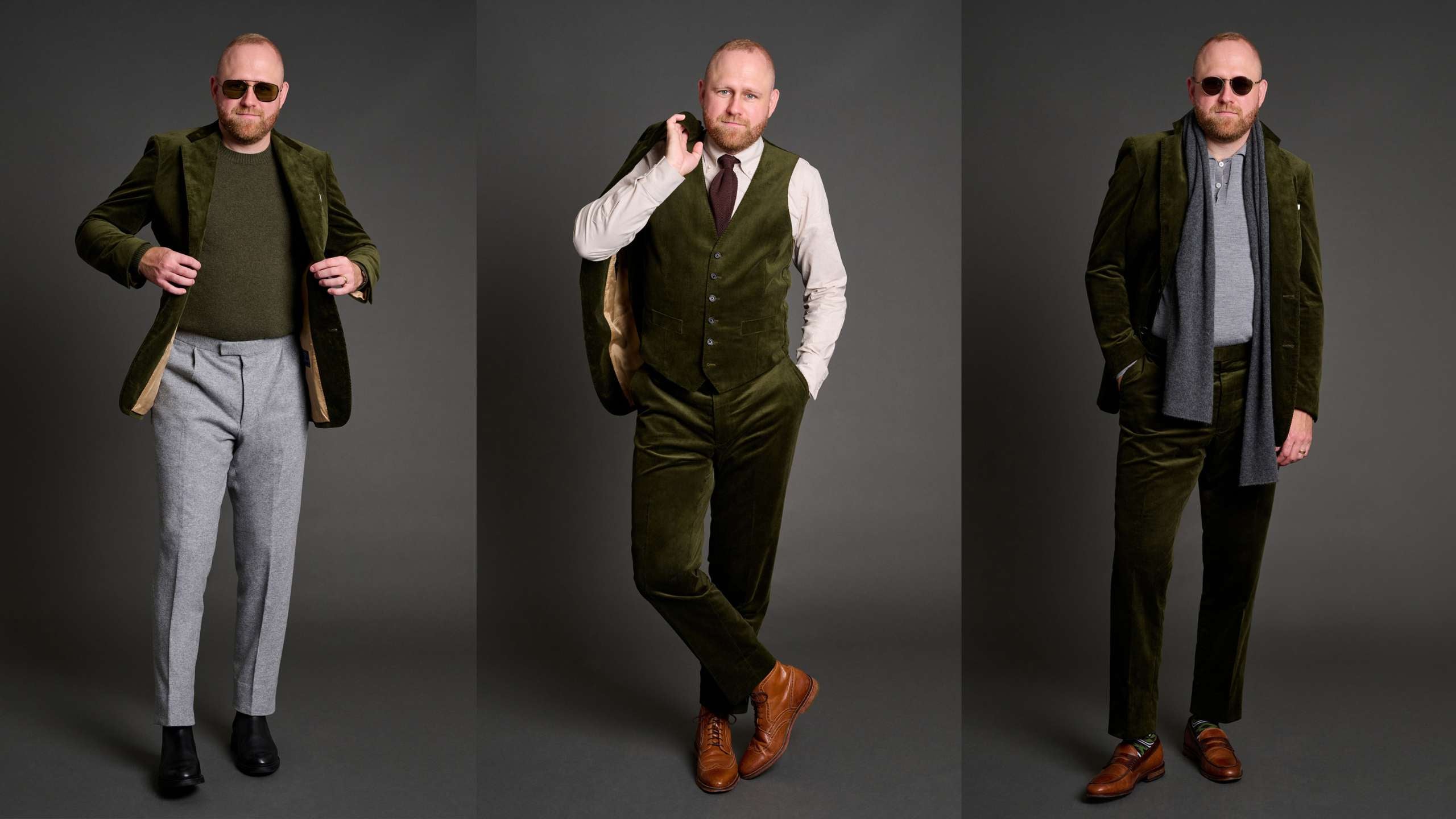 The Forest Green Corduroy Suit—A Classic with an Edge