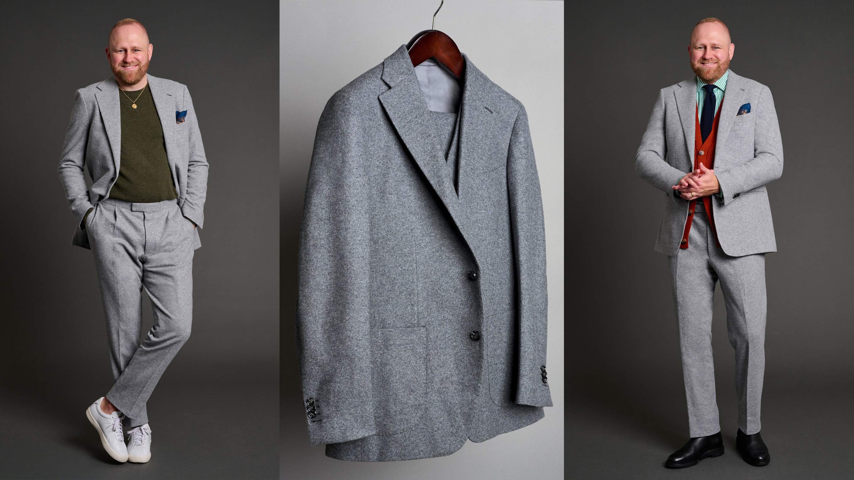 The Gray Stretch Flannel Suit: Classic, But Make It Comfortable