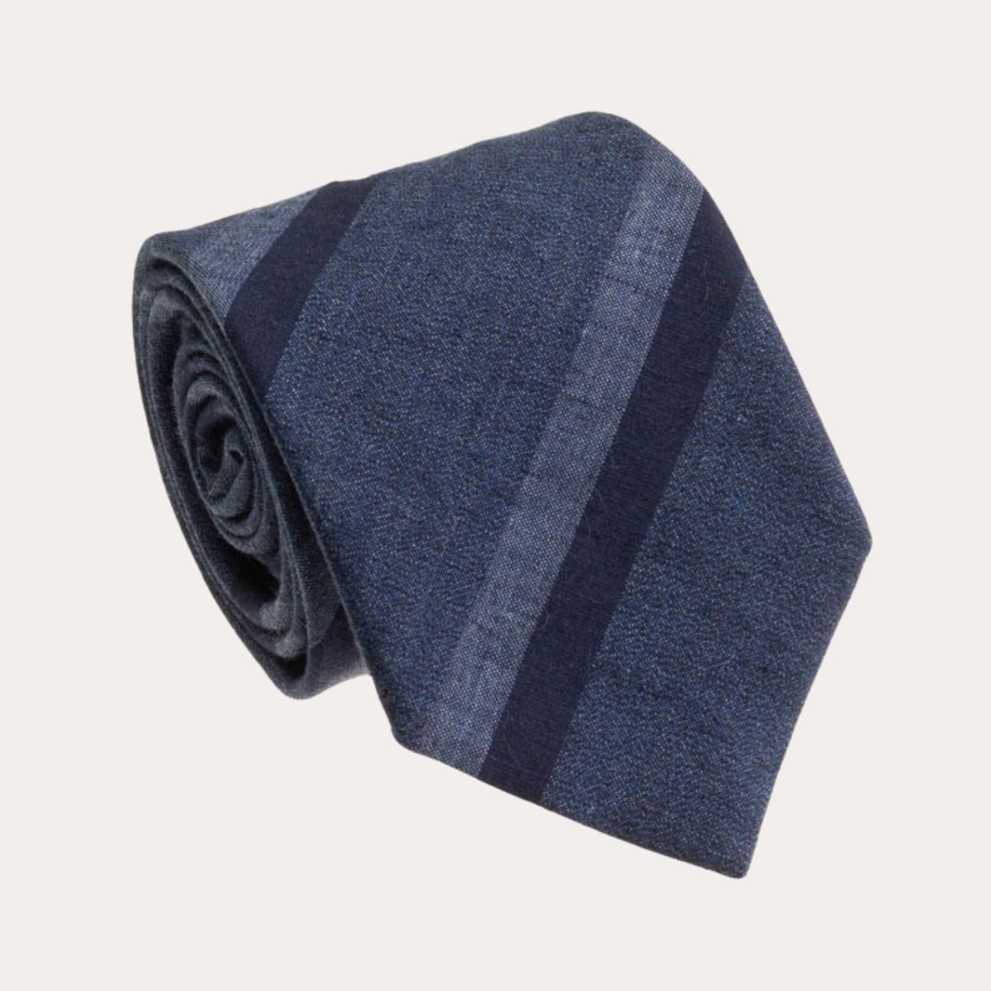 【2plan】24FW★ [LAN ARCHIVE] Herringbone Striped Tie Herringbone Royal Blue Tie | Silk Ties | The Tie Bar