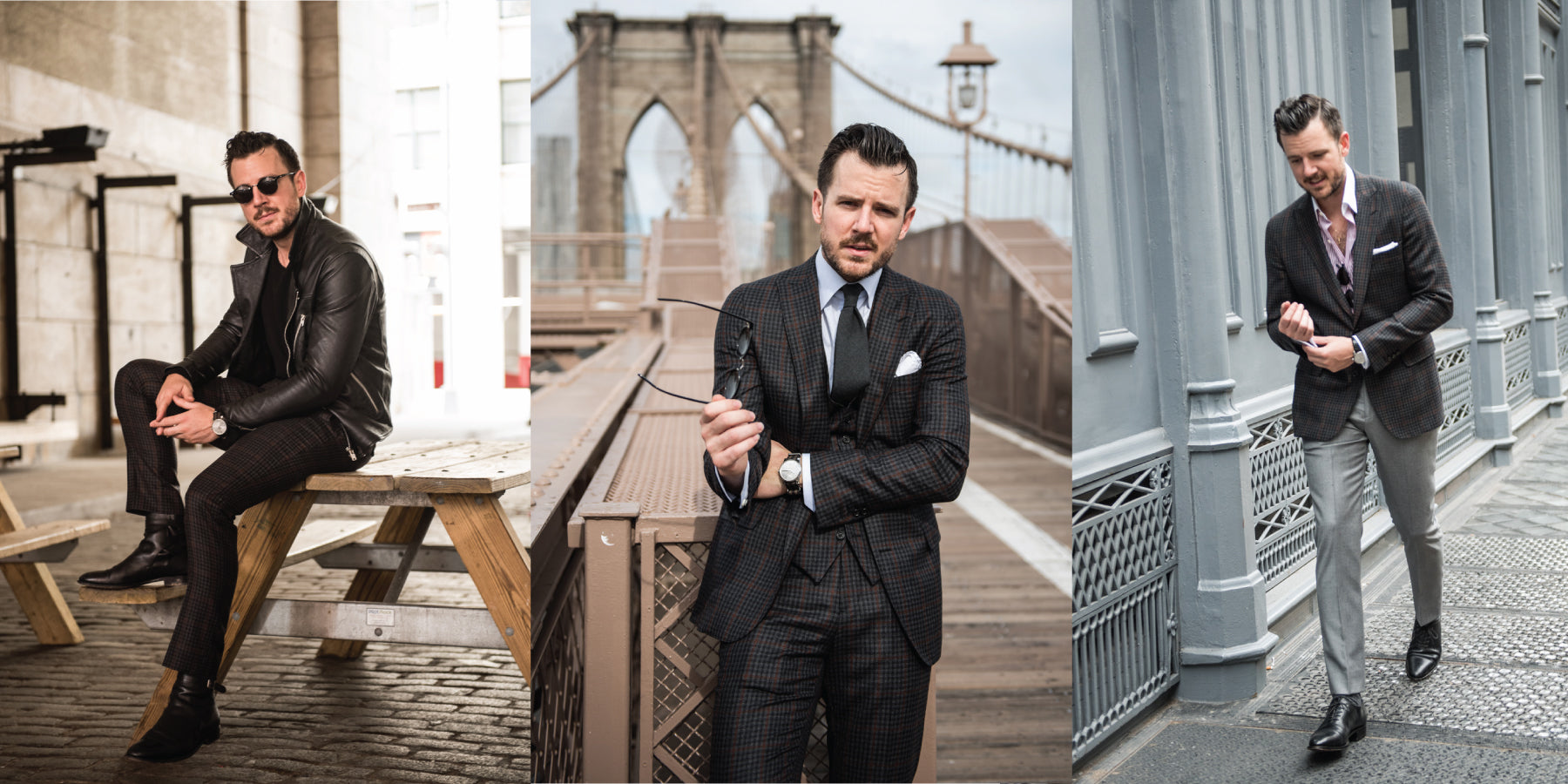 Articles of Style | Oxblood Guncheck Suit Styled 3 Ways: Versatile Men ...