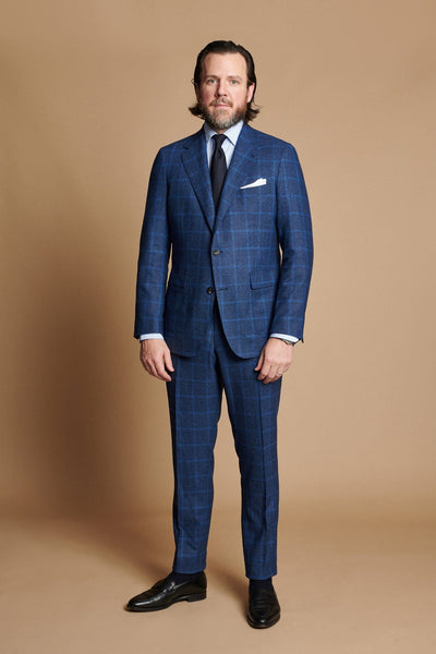 GENLORO PIANA×SHIPS2BスーツSUPER130's 44 Super 130s Loro Piana Wool Gabardine Flat Front Trouser in