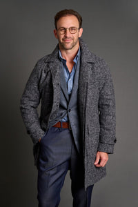 Color: Charcoal Herringbone