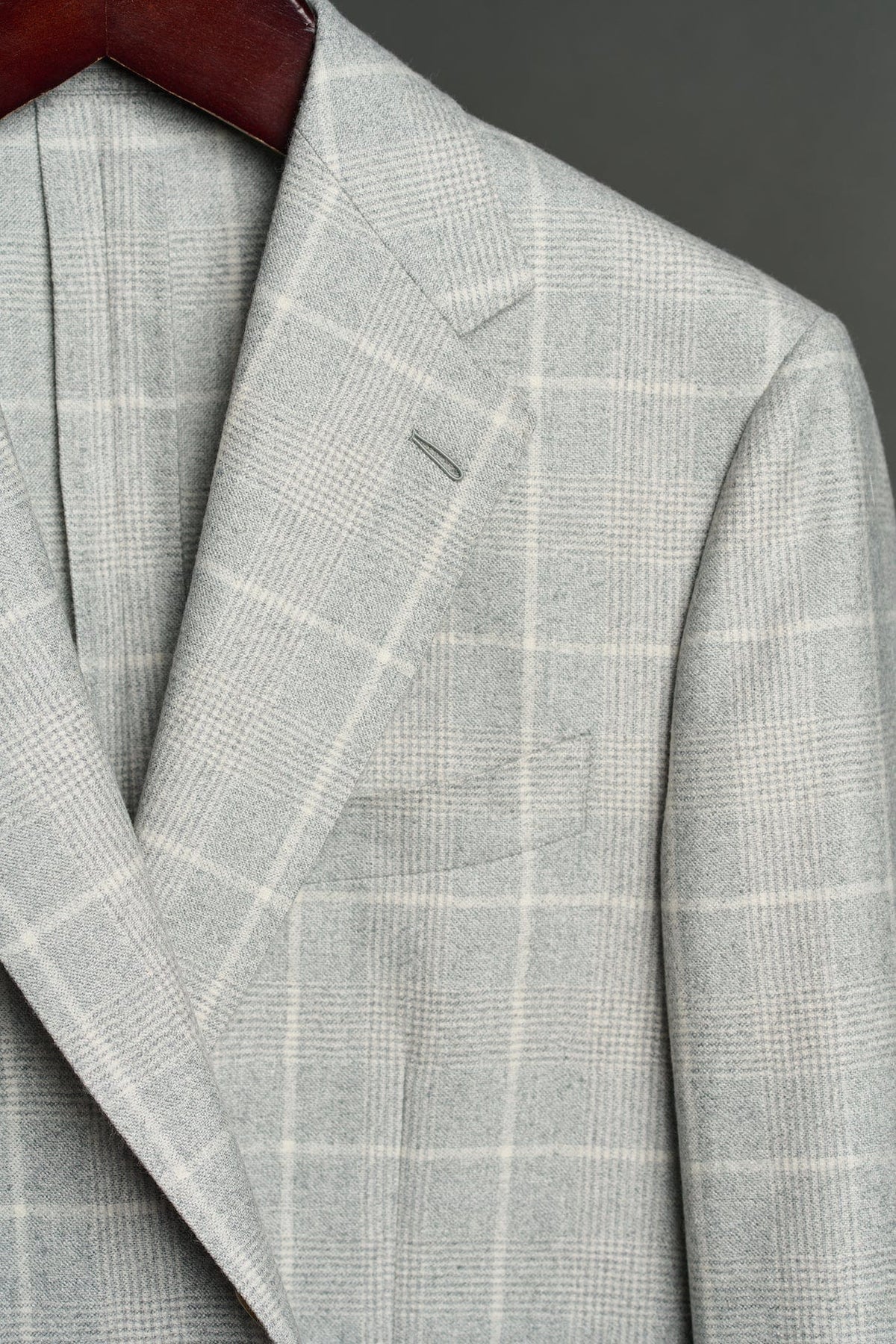 Triple-Blend Tonal Check Jacket
