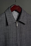 Cable Knit Luxury Wool Bomber