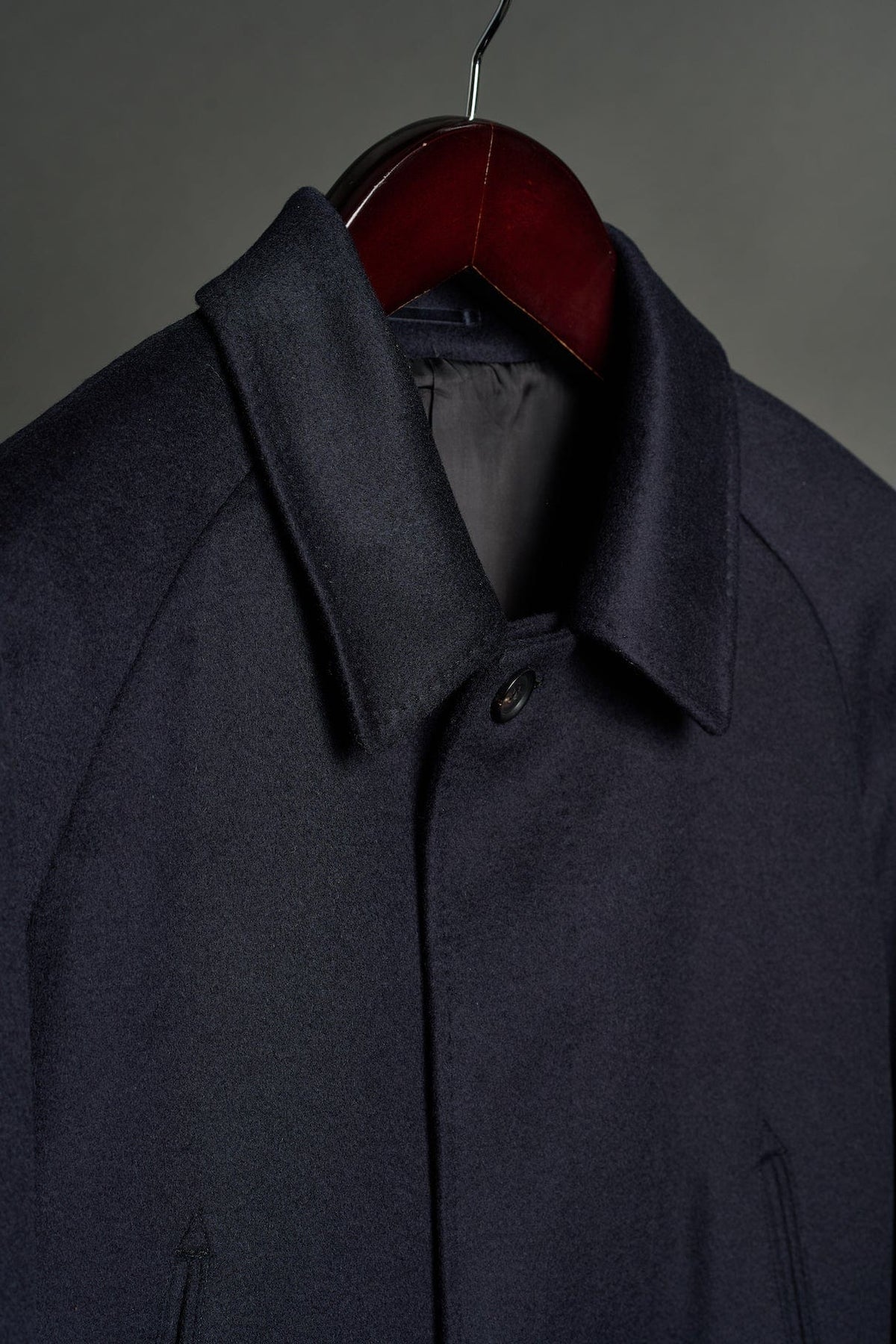 Pure Cashmere Raglan Mac