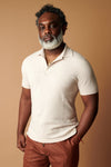Charlie Cotton Waffle Knit Polo