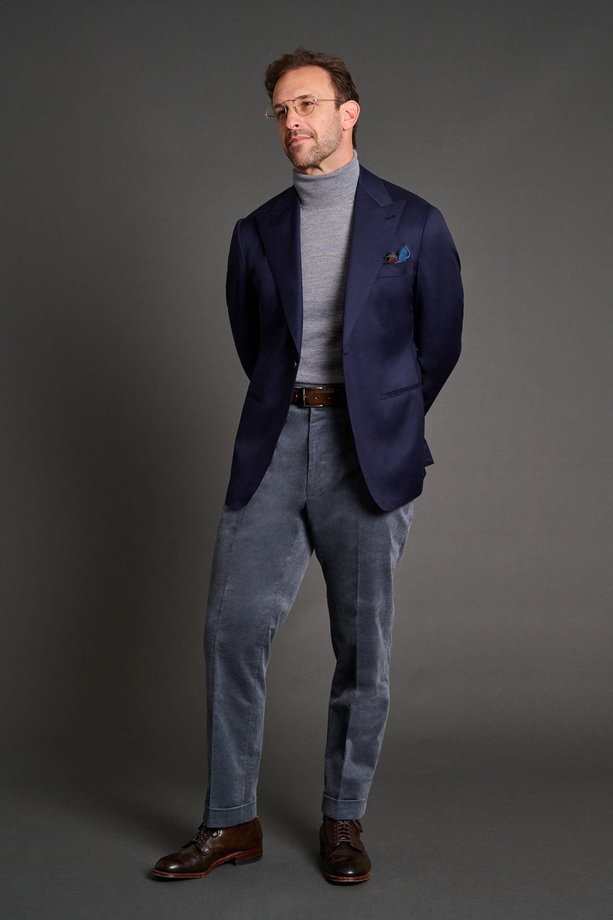 Stretch Corduroy Trouser (Thin-Wale)