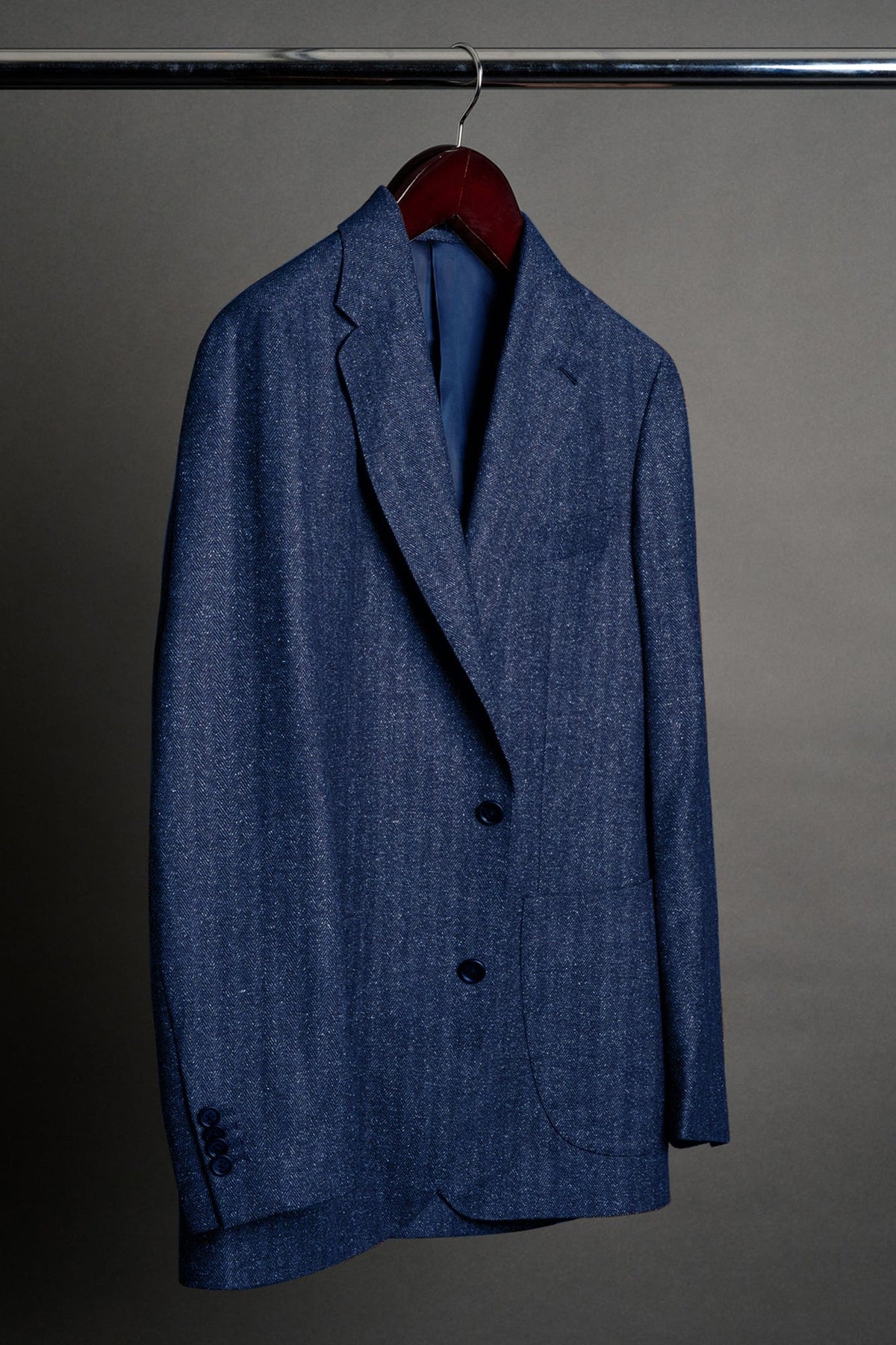 Summer Tweed Herringbone Suit