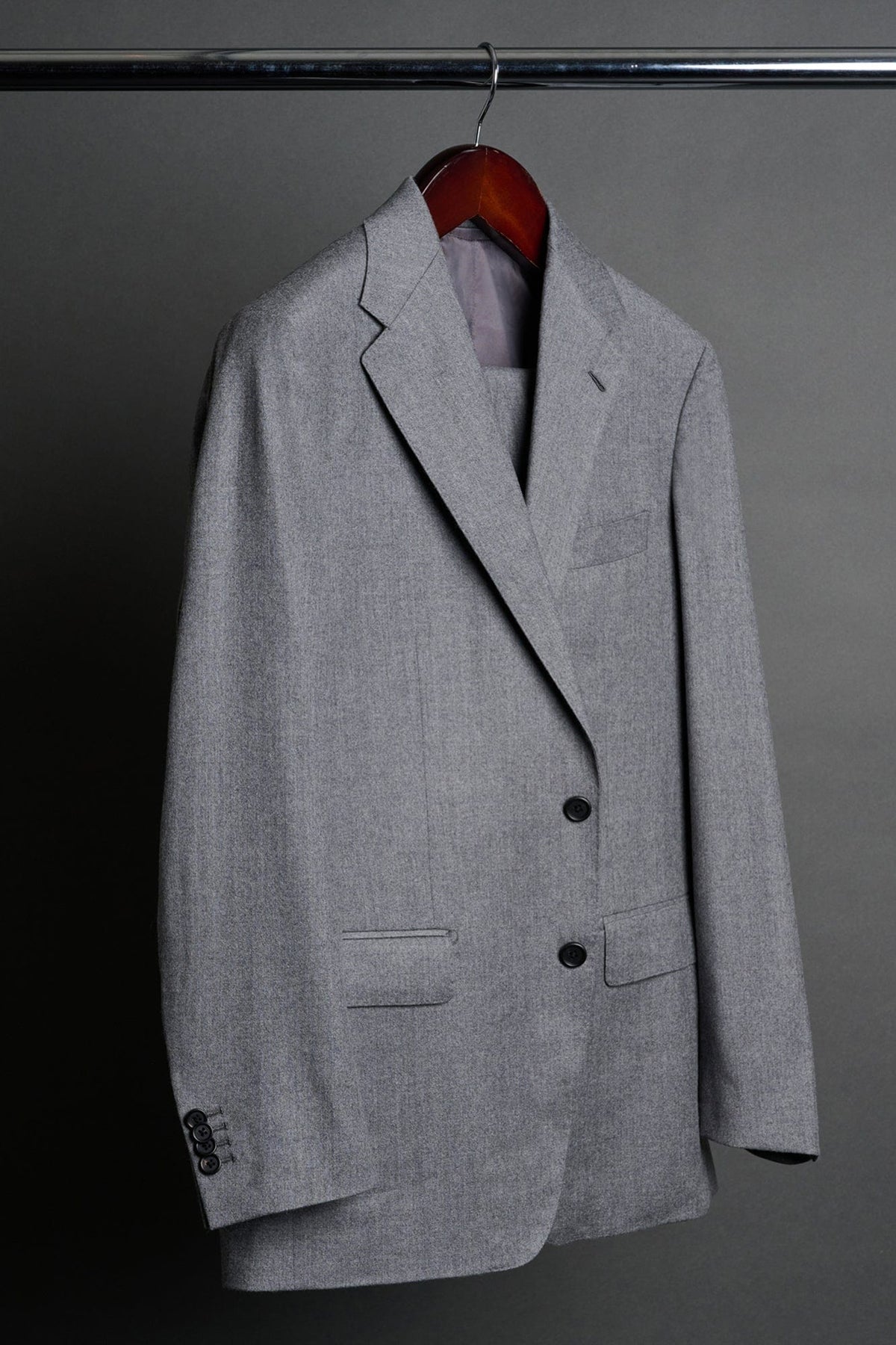 Super 180s Flannel & Silk Suit