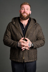 Heavenly Herringbone Bomber