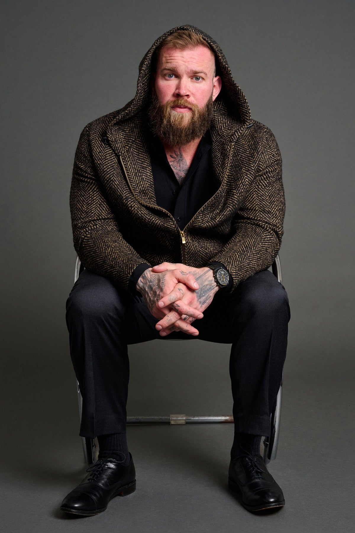 Heavenly Herringbone Bomber