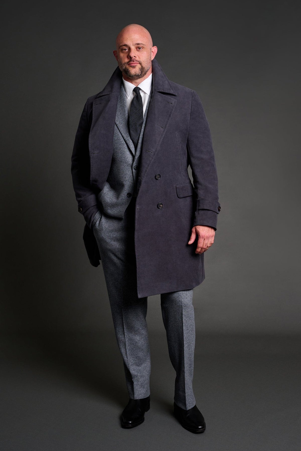 Moleskin Peacoat