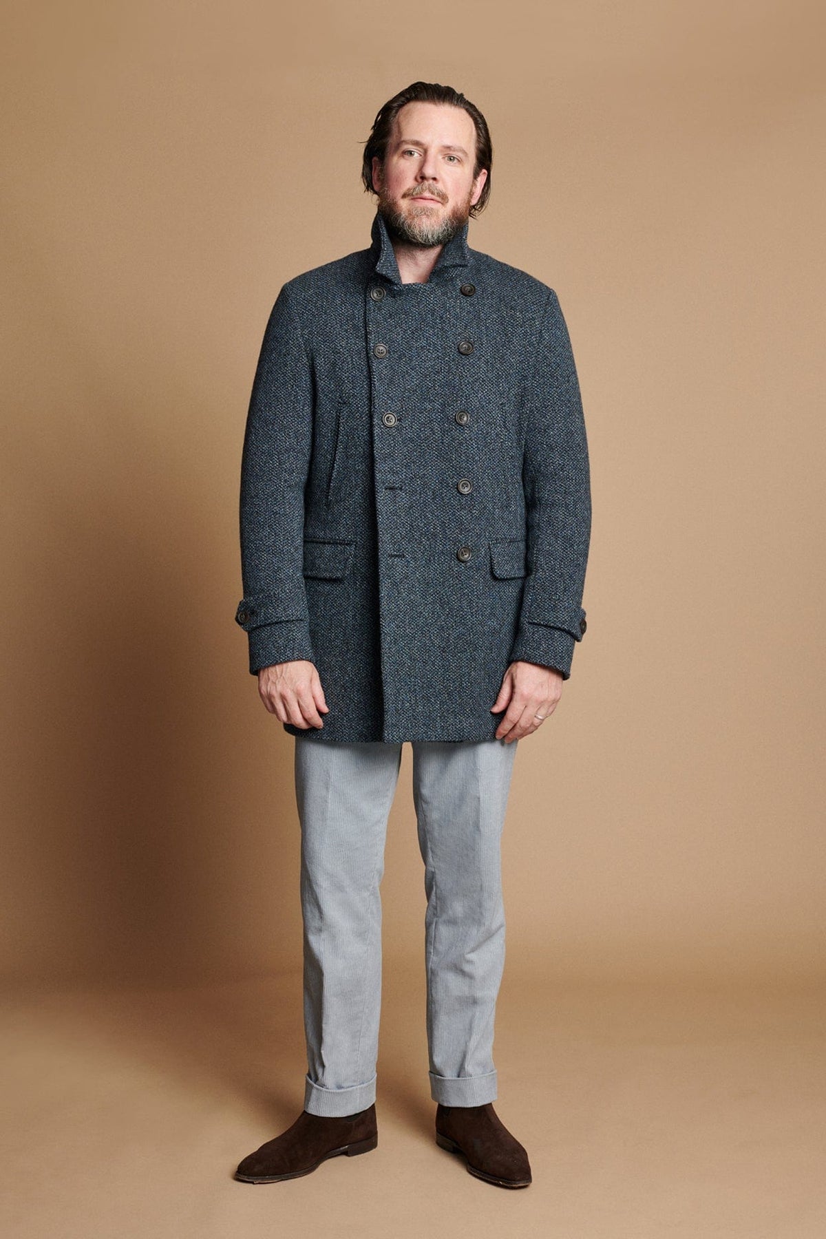 Barley Corn Wool Peacoat