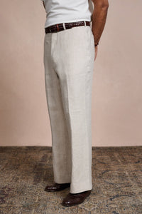 Color: Cream Herringbone