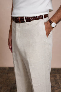 Color: Cream Herringbone
