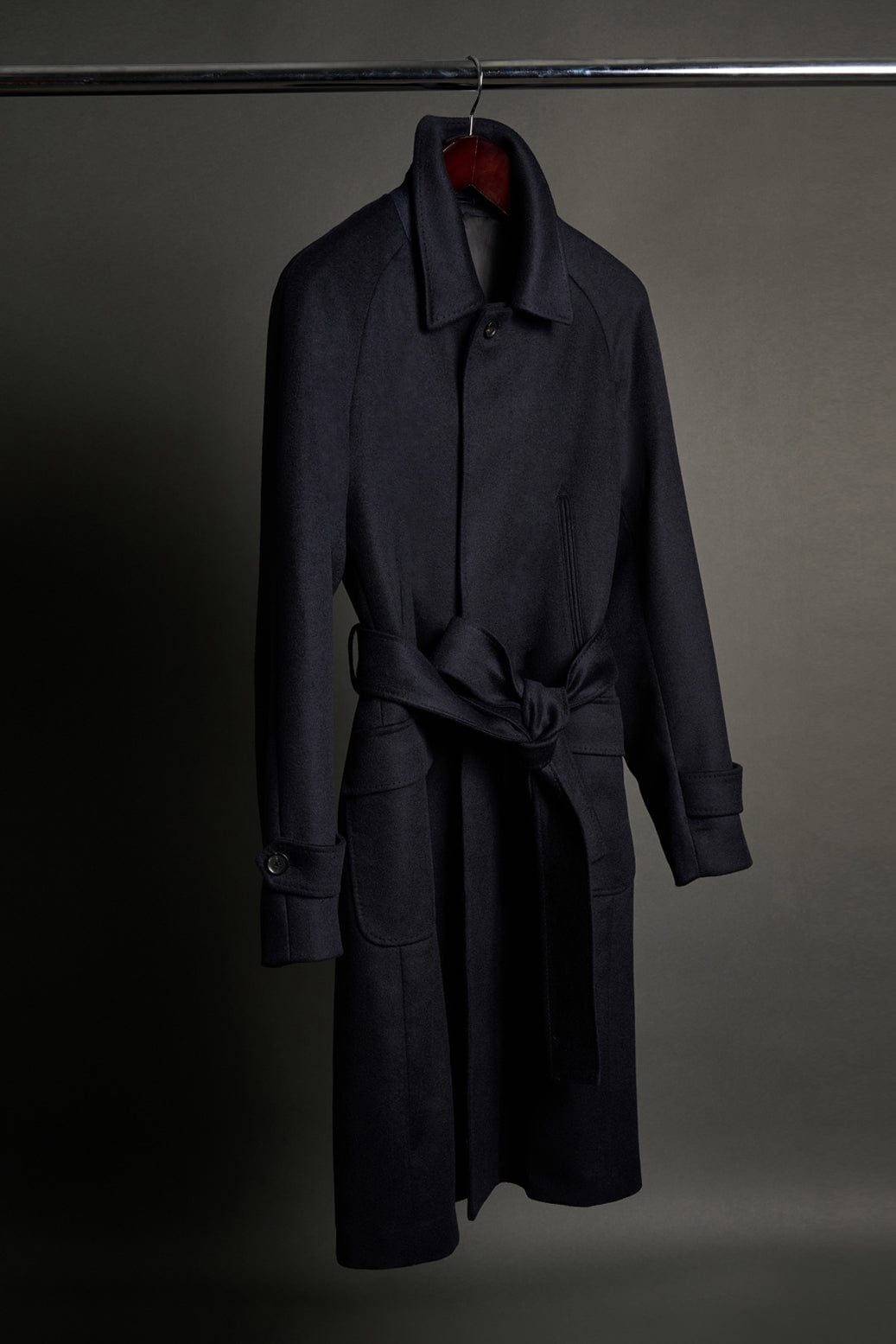 Pure Cashmere Raglan Mac