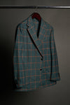 Wool, Silk & Linen Windowpane Jacket