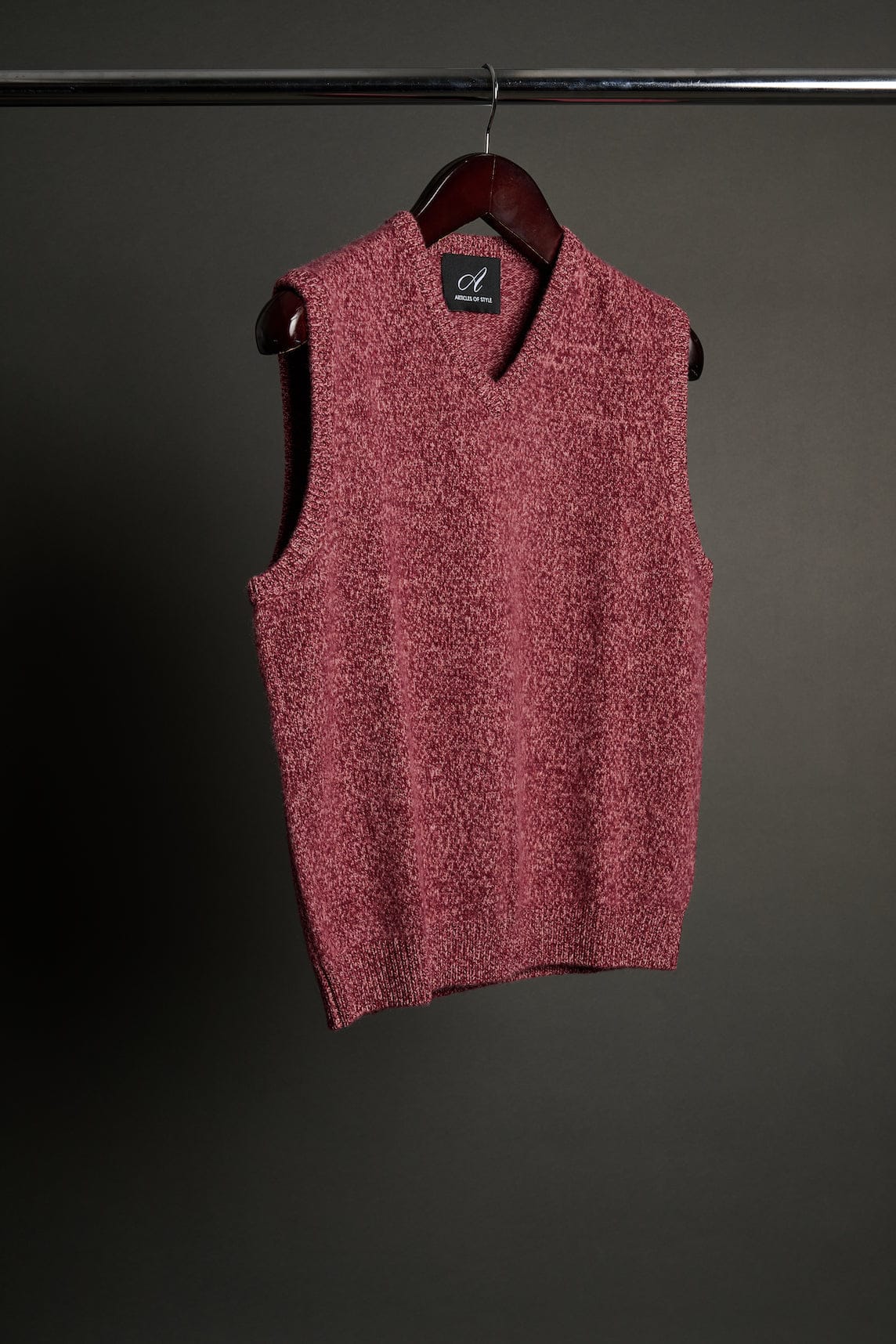Made-to-Measure Cashmere V-Neck Sweater Vest