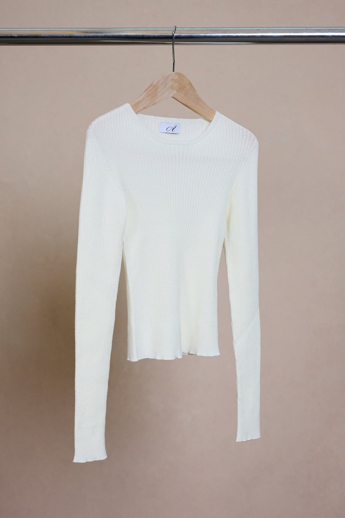 Jackie Ribbed Crewneck