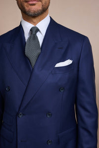 White Linen Pocket Square