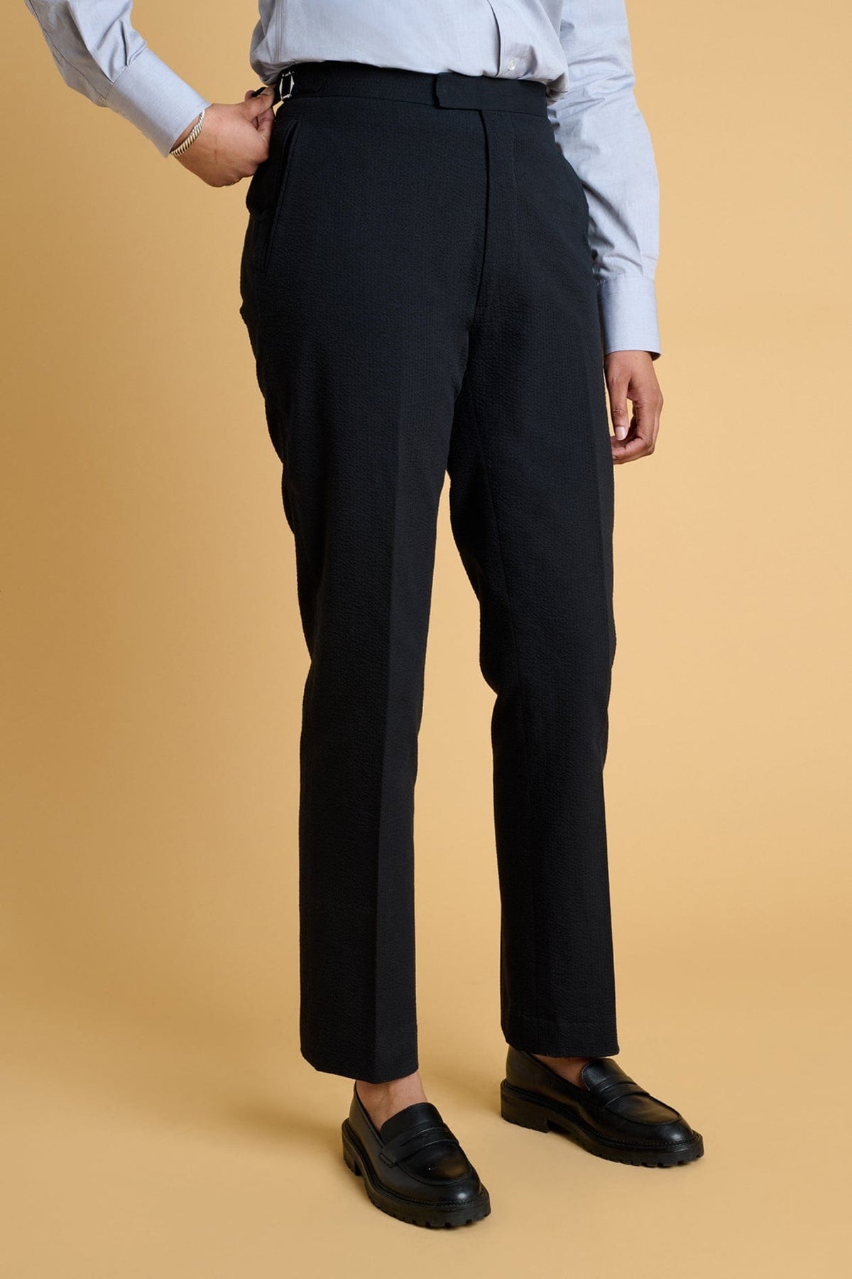 Stretch Seersucker Trouser