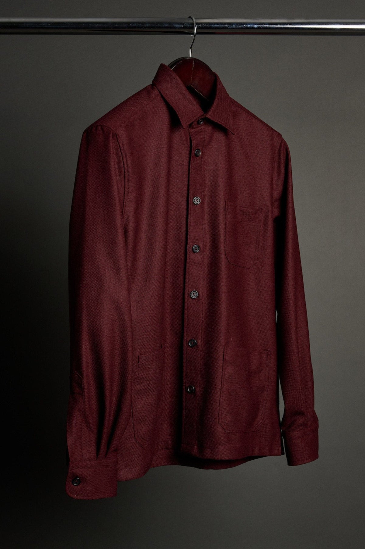 Performance Hopsack Shacket