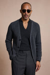 Crawford Ribbed Merino Cardigan