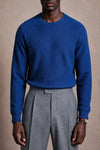 Foley Merino Wool Waffle Knit Crewneck Sweater
