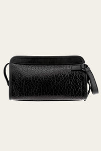 Color: Black Shrunken Leather