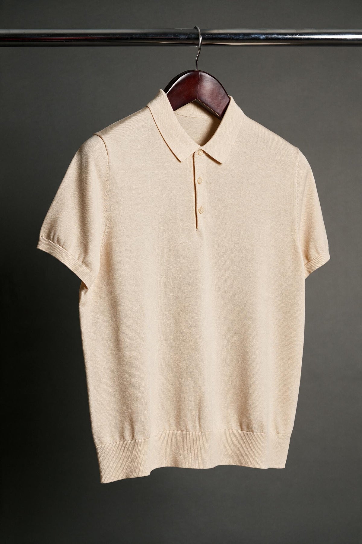 Made-to-Measure Cotton & Silk 3-Button Polo