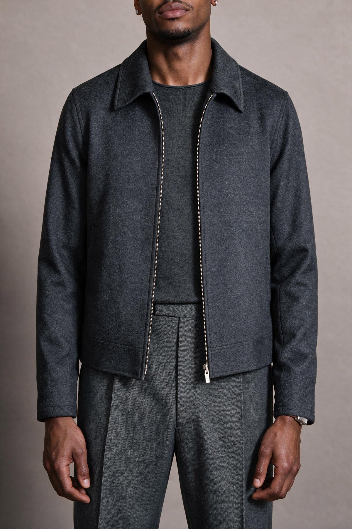 Wool Bomber Jacket