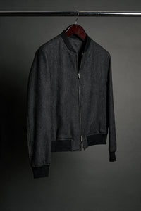 Color: Charcoal Herringbone