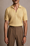 Marley Textured Cotton Polo Shirt