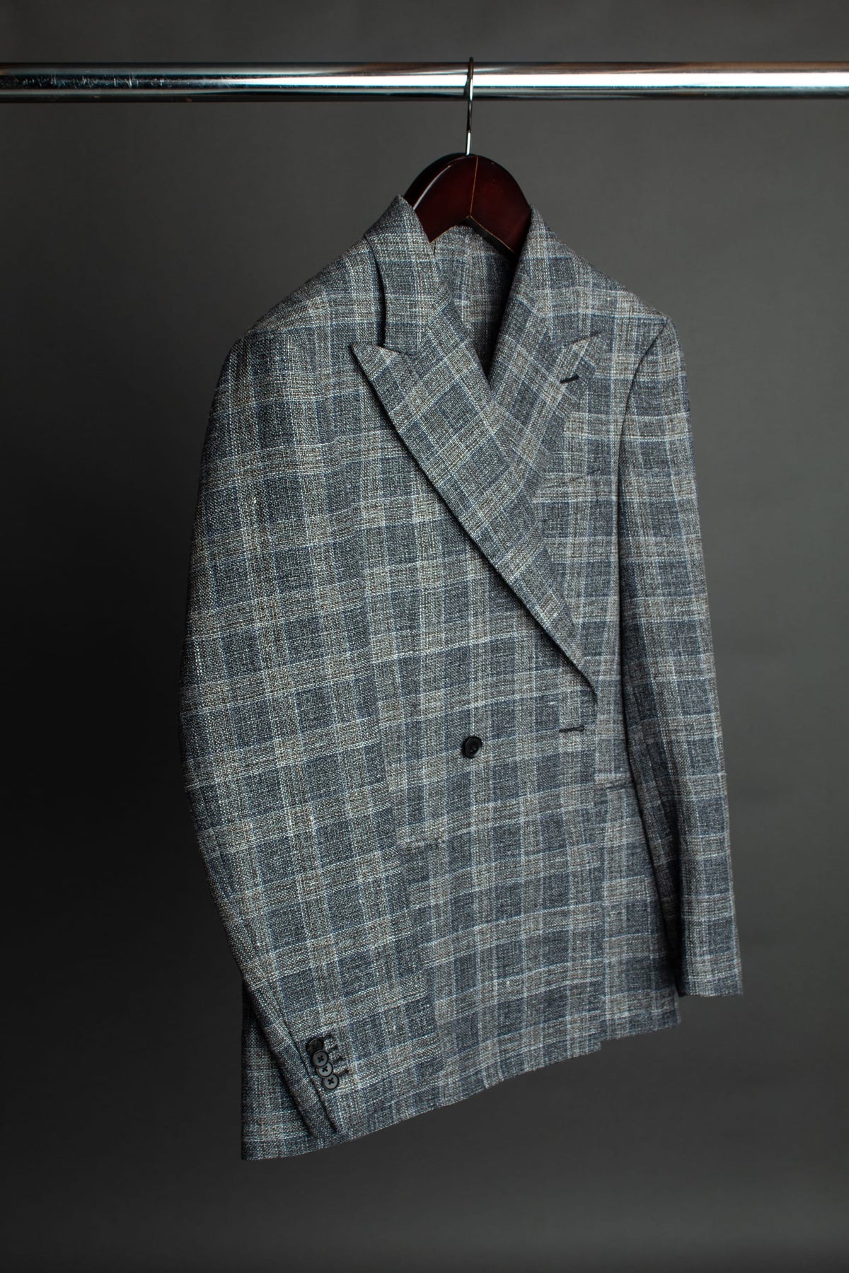 Private Product - Jacket in Fabric #TRE3591 for Kevin H - 47%Linen 43%Wool 10%Cotton, 280 Gms
