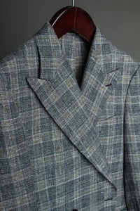 Private Product - Jacket in Fabric #TRE3591 for Kevin H - 47%Linen 43%Wool 10%Cotton, 280 Gms