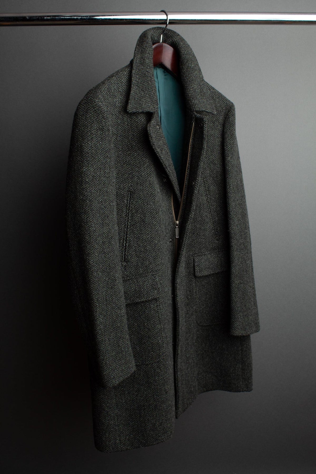 Barley Corn Wool Car Coat