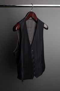 Color: Charcoal Chalkstripe
