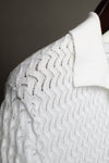 Ricardo Textured Button-Front Cotton Polo