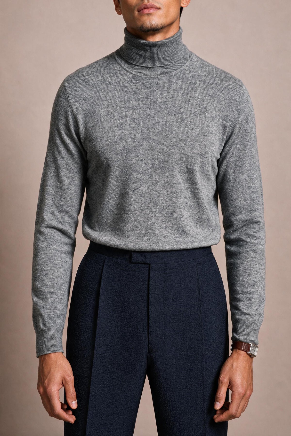 Made-to-Measure Cashmere Turtleneck