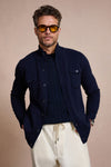 Made-to-Measure Wool & Cashmere Field Cardigan