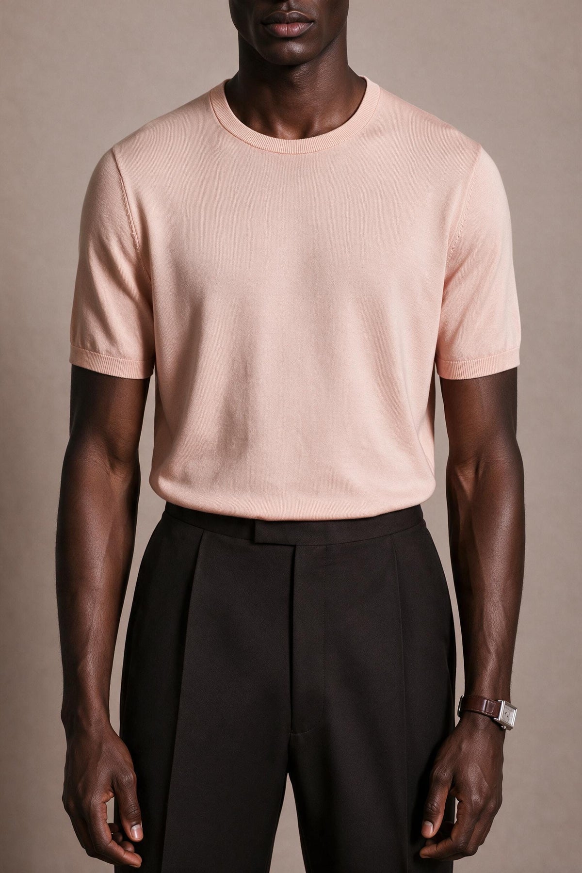 Made-to-Measure Cotton & Silk T-Shirt