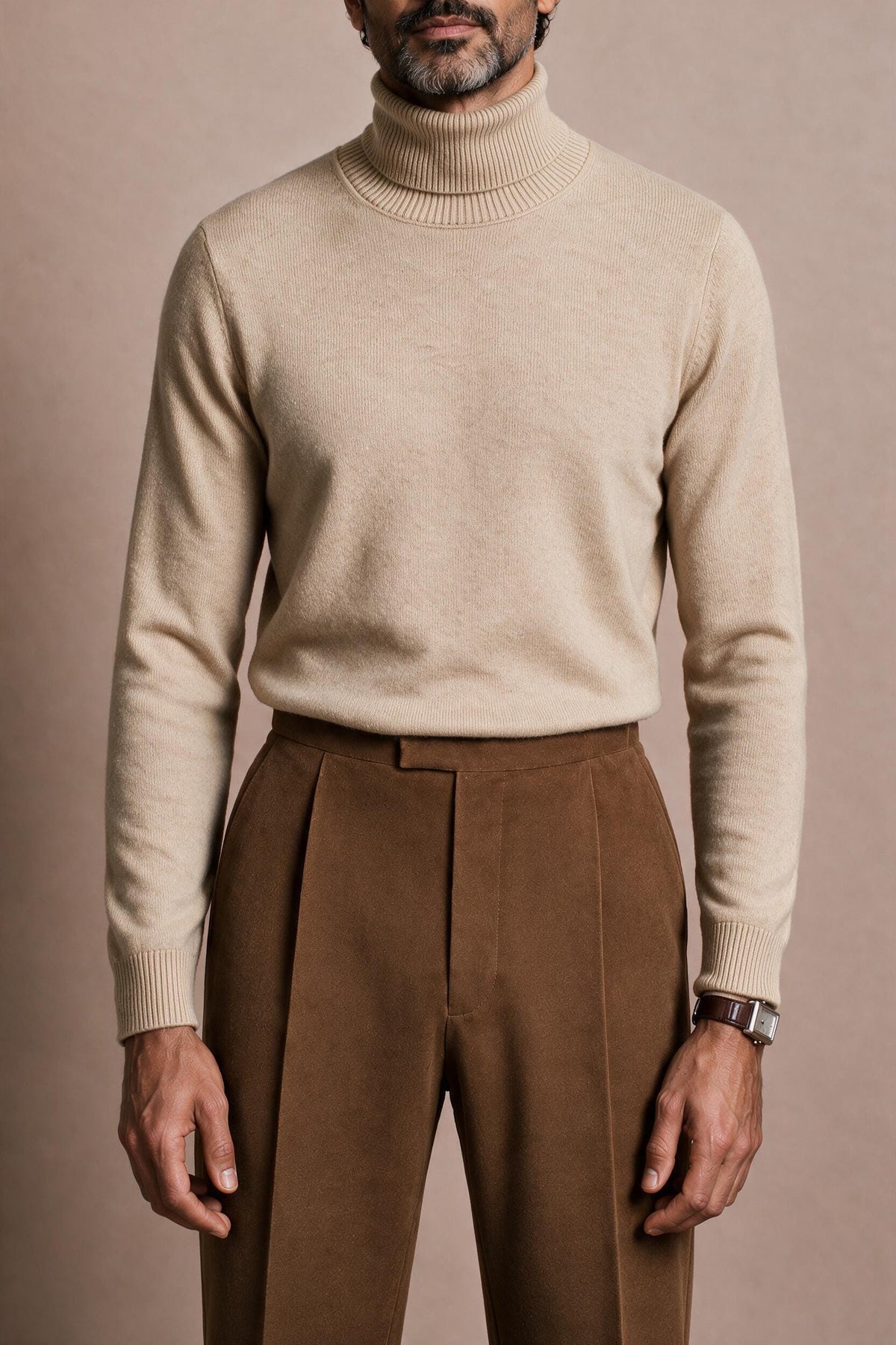 Duncan Cashmere Turtleneck Sweater