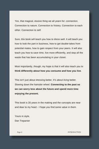 HOW TO BUY MENSWEAR e-book by Dan Trepanier