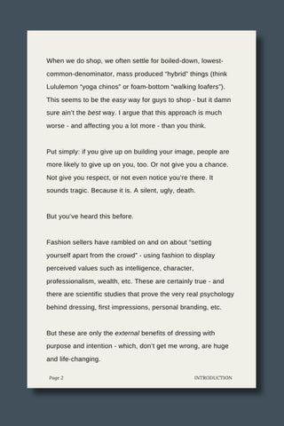 HOW TO BUY MENSWEAR e-book by Dan Trepanier