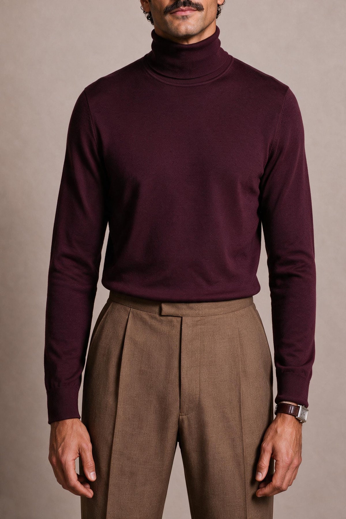 Made-to-Measure Wool & Cashmere Turtleneck