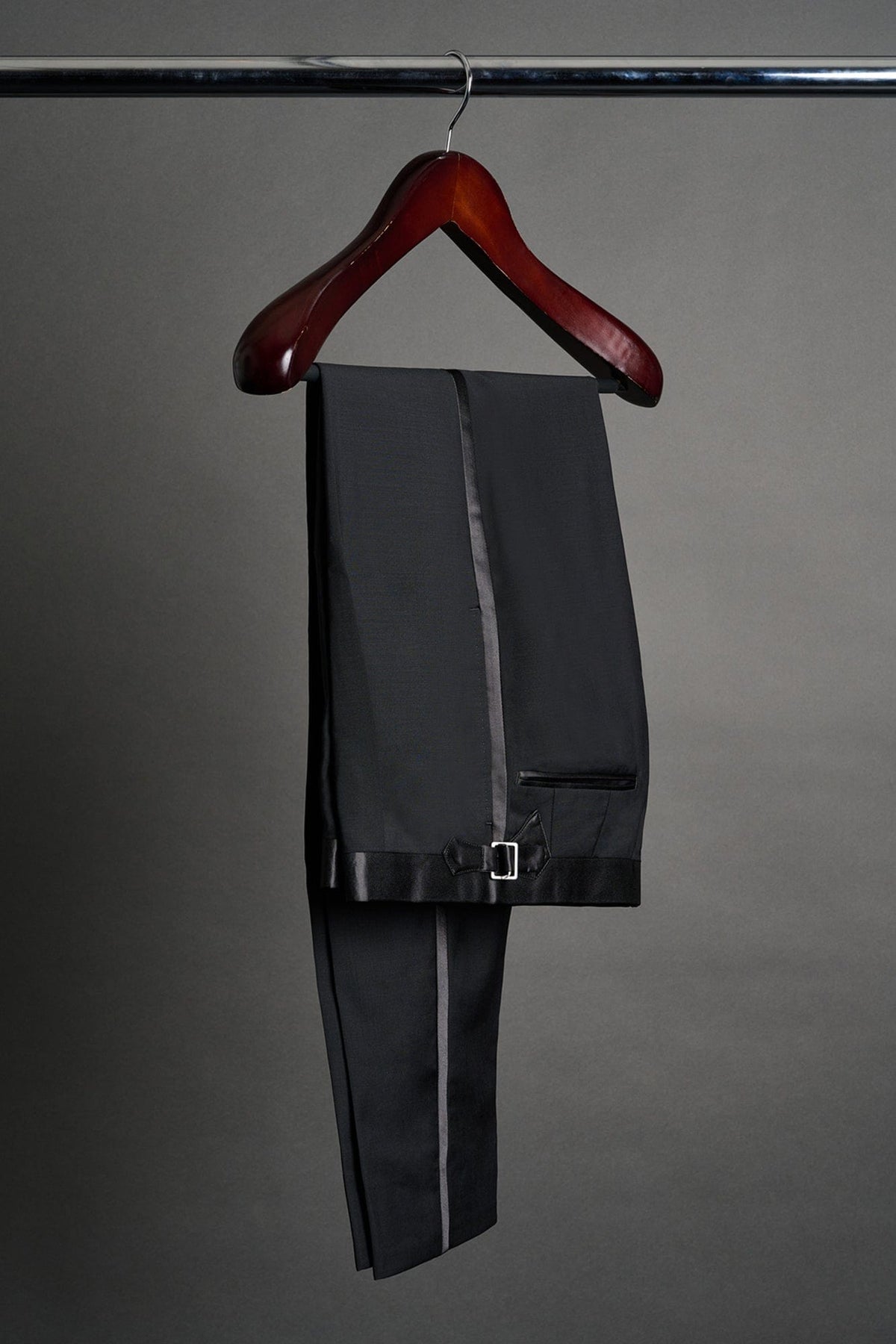 Wool & Mohair Tuxedo Trouser